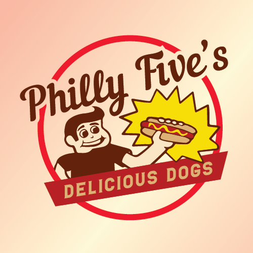 Logo Design: Philly Five's Delicious Dogs