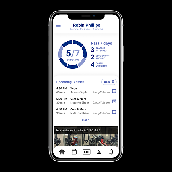App Redesign: Gainesville Health and Fitness